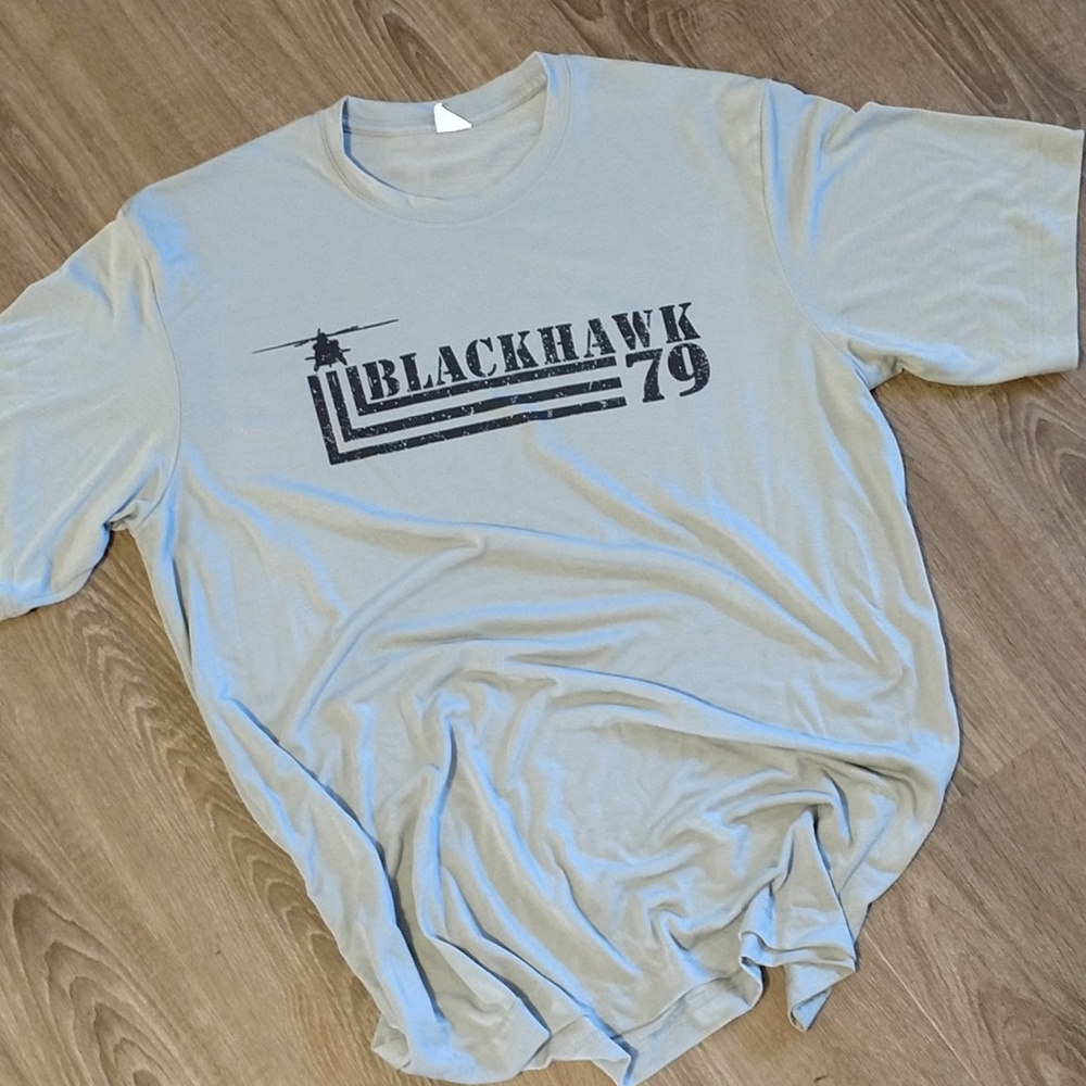 Blackhawk Helicopter Grey T-Shirt, M, L, XL, 2X